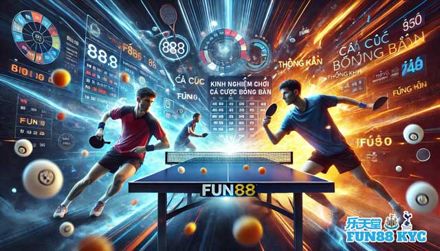 Cá Cược Bóng Bàn Fun88: Cách Đặt Cược Thông Minh Thắng Khủng 5 Kinh nghiệm chơi cá cược bóng bàn bất bại