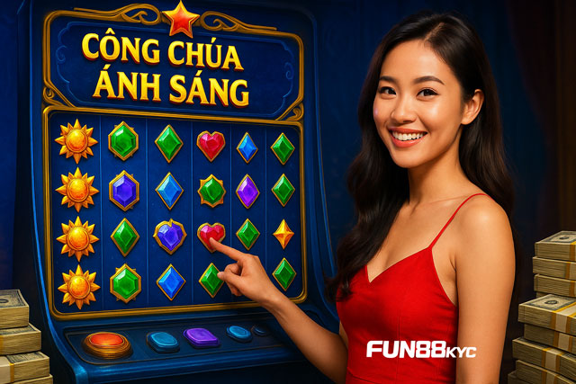 Công Chúa Ánh Sáng Fun88 – Game Slot Anime Cực Cuốn Với RTP 96,5% 4 Khám phá slot game Công Chúa Ánh Sáng tại Fun88