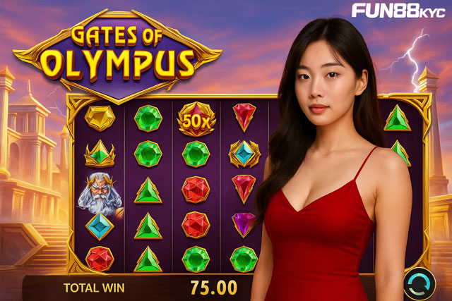 Bí Quyết Thắng Lớn Cổng Thần Olympus Được Chia Sẻ Bởi FUN88 KYC 4 Tìm hiểu cách chơi game Cổng Thần Olympus tại Fun88